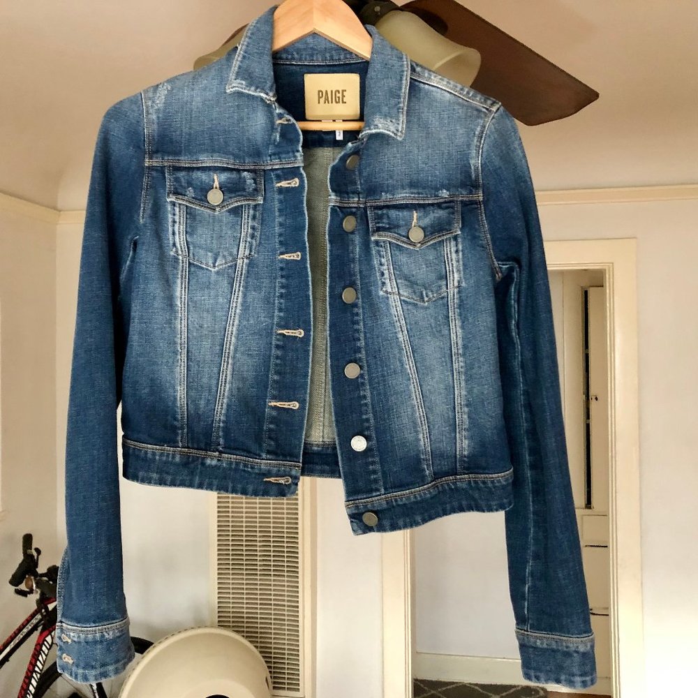Paige Distressed Denim Jacket